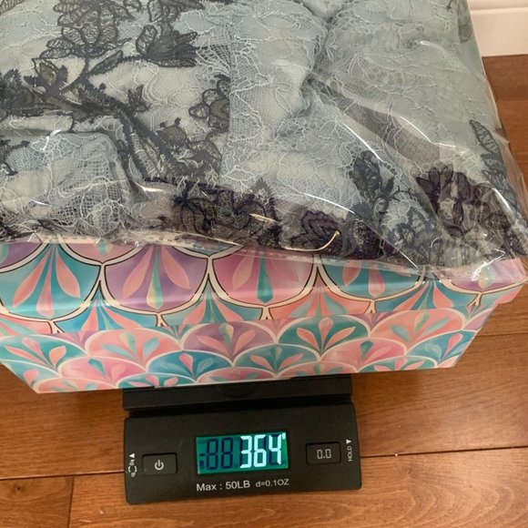 BCBGMaxAzria Blue and White Floral Mini Dress - Picture 14 of 14